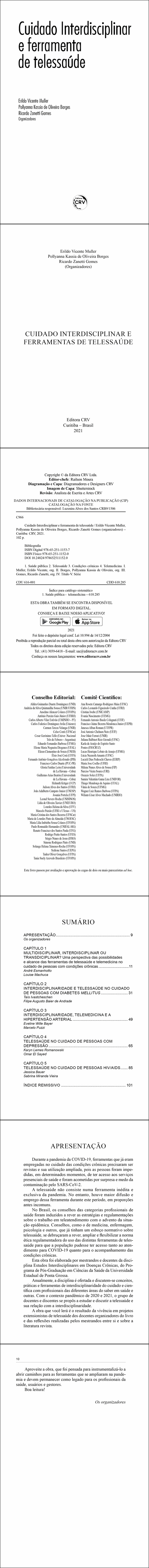 CUIDADO INTERDISCIPLINAR E FERRAMENTAS DE TELESSAÚDE