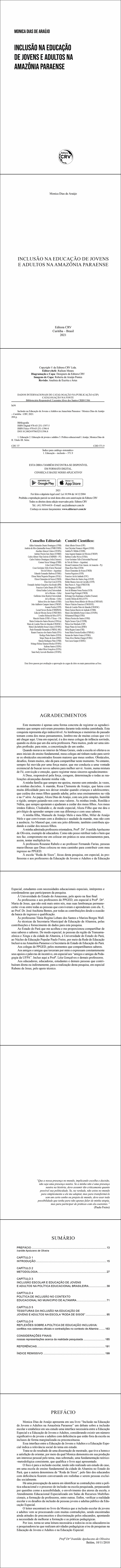 INCLUSÃO NA EDUCAÇÃO DE JOVENS E ADULTOS NA AMAZÔNIA PARAENSE