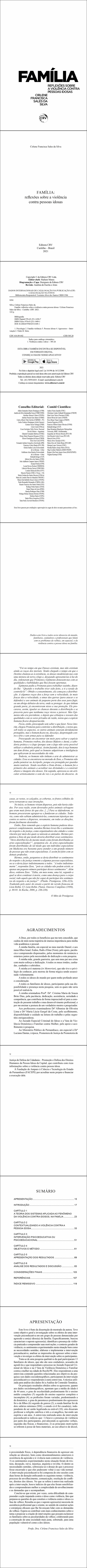 FAMÍLIA: <br> reflexões sobre a violência contra pessoas idosas