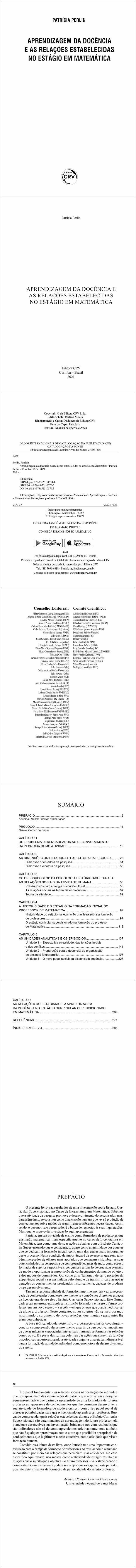 APRENDIZAGEM DA DOCÊNCIA E AS RELAÇÕES ESTABELECIDAS NO ESTÁGIO EM MATEMÁTICA