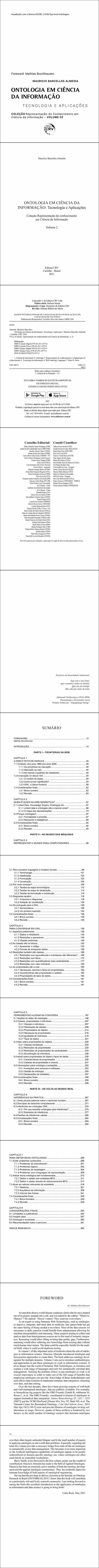 ONTOLOGIA EM CIÊNCIA DA INFORMAÇÃO: <br>Tecnologia e Aplicações <br>Coleção Representação do conhecimento em Ciência da Informação<br> Volume 2