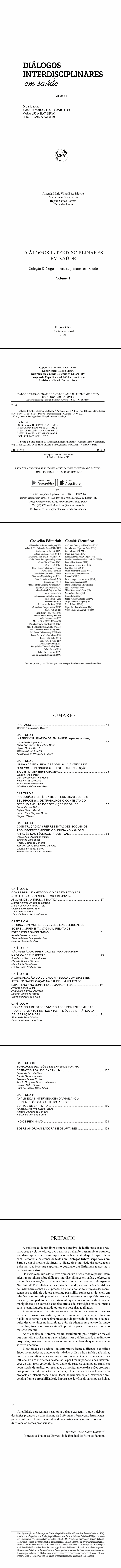 DIÁLOGOS INTERDISCIPLINARES EM SAÚDE<br> Coleção Diálogos Interdisciplinares em Saúde - Volume 1