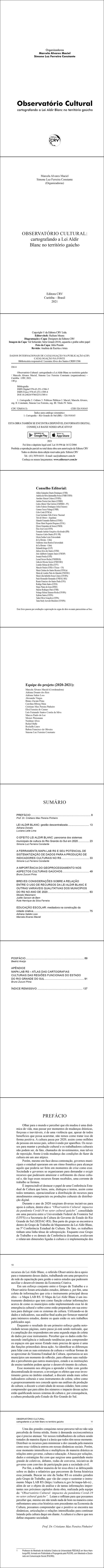 OBSERVATÓRIO CULTURAL:<br> cartografando a Lei Aldir Blanc no território gaúcho