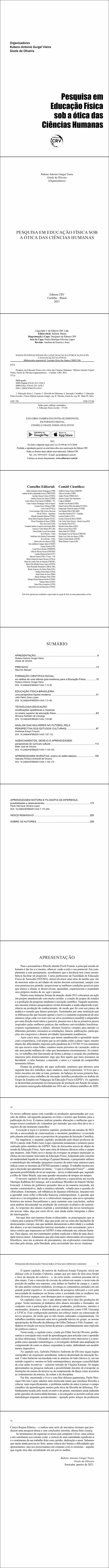 PESQUISA EM EDUCAÇÃO FÍSICA SOB A ÓTICA DAS CIÊNCIAS HUMANAS