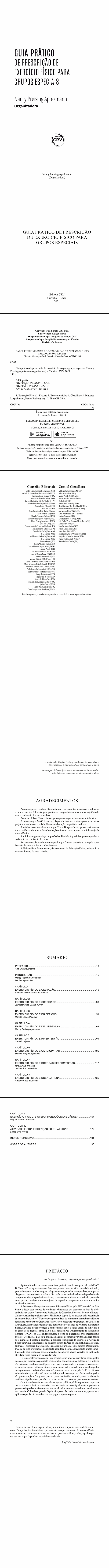 GUIA PRÁTICO DE PRESCRIÇÃO DE EXERCÍCIO FÍSICO PARA GRUPOS ESPECIAIS