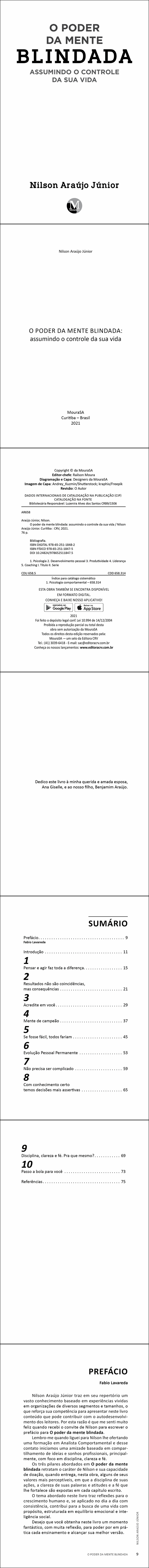 O PODER DA MENTE BLINDADA:<br> assumindo o controle da sua vida