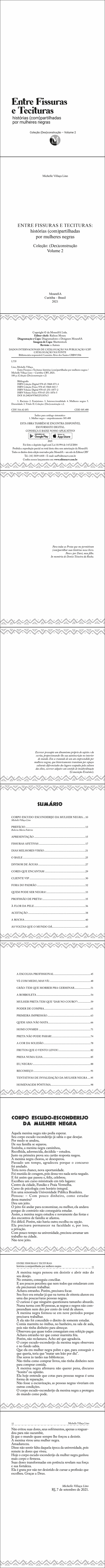 ENTRE FISSURAS E TECITURAS:<br> histórias (com)partilhadas por mulheres negras <br>Coleção: (Des)construção<br> Volume 2