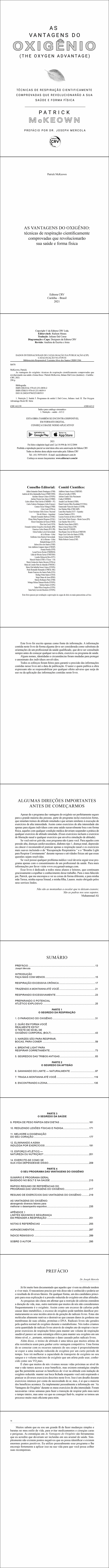 AS VANTAGENS DO OXIGÊNIO:<br> técnicas de respiração cientificamente comprovadas que revolucionarão sua saúde e forma física