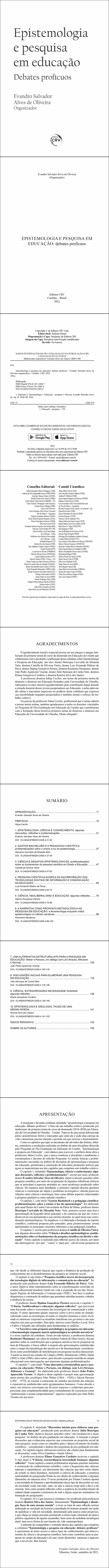 EPISTEMOLOGIA E PESQUISA EM EDUCAÇÃO:<br> debates profícuos