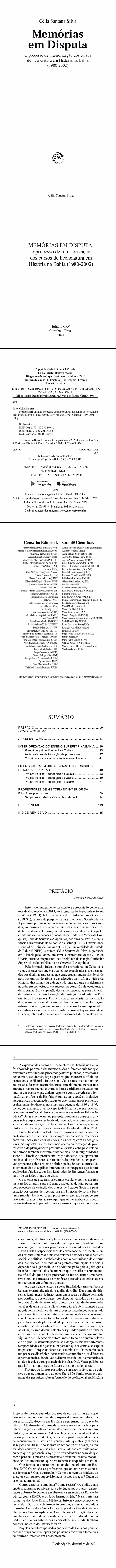 MEMÓRIAS EM DISPUTA:<br> o processo de interiorização dos cursos de licenciatura em História na Bahia (1980-2002)