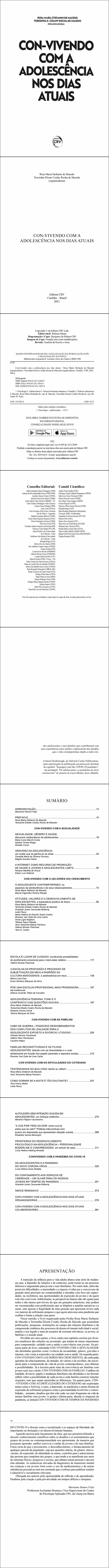 CON-VIVENDO COM A ADOLESCÊNCIA NOS DIAS ATUAIS