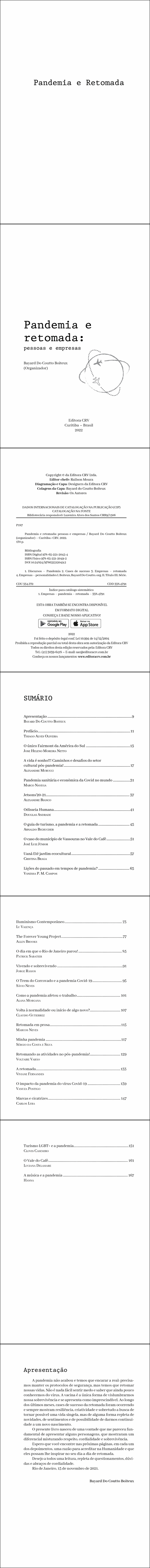 Pandemia e retomada:<br>pessoas e empresas
