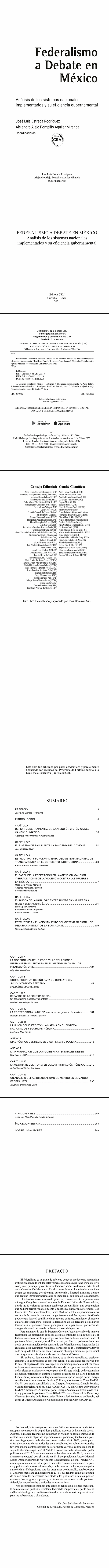 FEDERALISMO A DEBATE EN MÉXICO<br> Análisis de los sistemas nacionales implementados y su eficiencia gubernamental