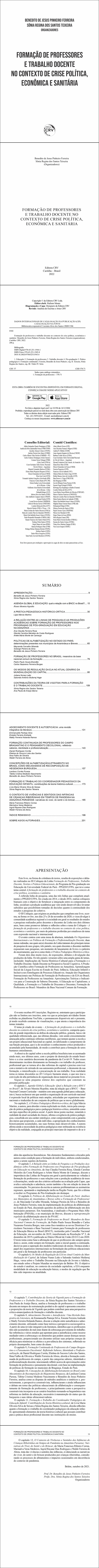 FORMAÇÃO DE PROFESSORES E TRABALHO DOCENTE NO CONTEXTO DE CRISE POLÍTICA, ECONÔMICA E SANITÁRIA