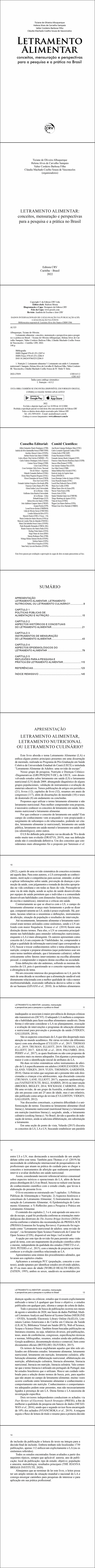 LETRAMENTO ALIMENTAR:<br> conceitos, mensuração e perspectivas para a pesquisa e a prática no Brasil