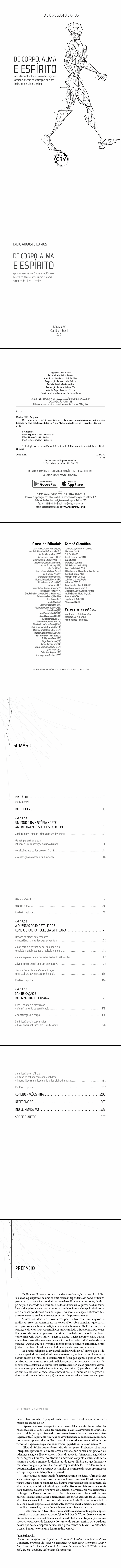 DE CORPO, ALMA E ESPÍRITO<br>apontamentos históricos e teológicos acerca do tema santificação na obra holística de Ellen G. White