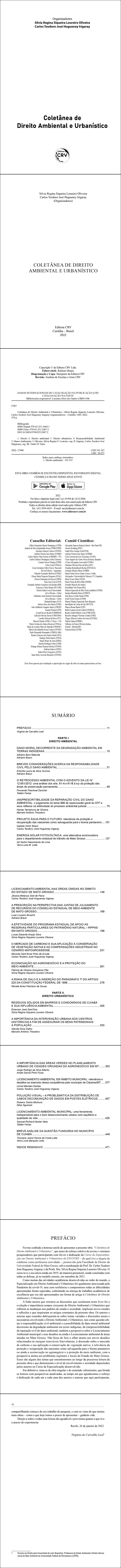 COLETÂNEA DE DIREITO AMBIENTAL E URBANÍSTICO