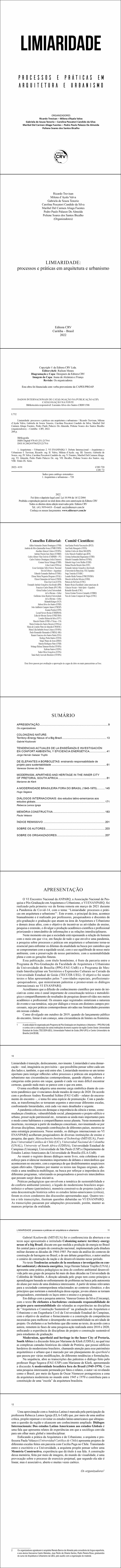LIMIARIDADE: <br>processos e práticas em arquitetura e urbanismo