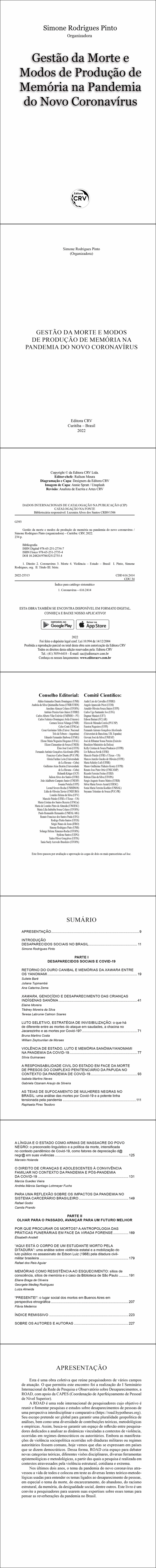 GESTÃO DA MORTE E MODOS DE PRODUÇÃO DE MEMÓRIA NA PANDEMIA DO NOVO CORONAVÍRUS