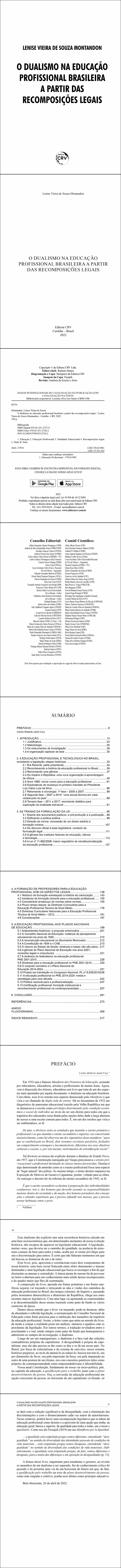 O DUALISMO NA EDUCAÇÃO PROFISSIONAL BRASILEIRA A PARTIR DAS RECOMPOSIÇÕES LEGAIS