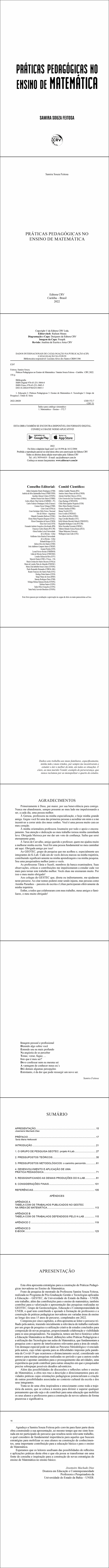 PRÁTICAS PEDAGÓGICAS NO ENSINO DE MATEMÁTICA