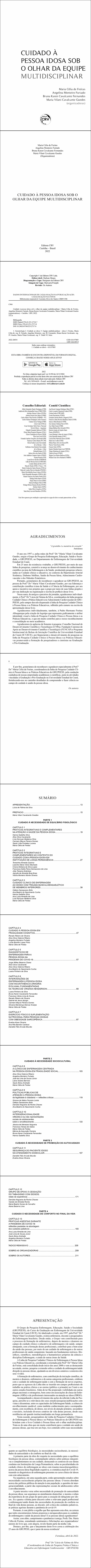 CUIDADO À PESSOA IDOSA SOB O OLHAR DA EQUIPE MULTIDISCIPLINAR