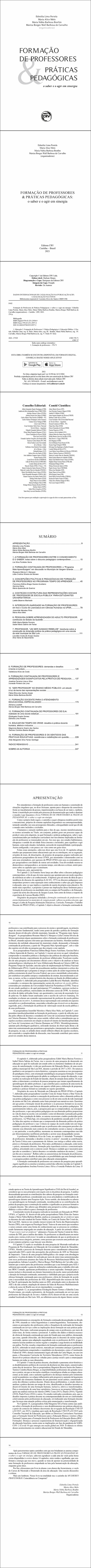 FORMAÇÃO DE PROFESSORES & PRÁTICAS PEDAGÓGICAS: <br>o saber e o agir em sinergia