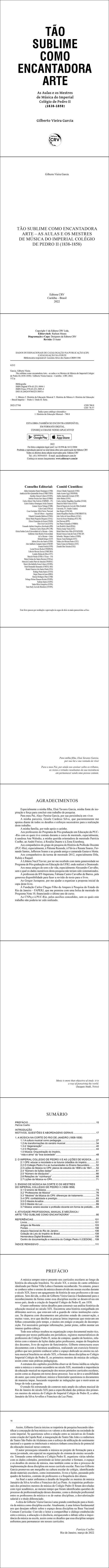 TÃO SUBLIME COMO ENCANTADORA ARTE – AS AULAS E OS MESTRES DE MÚSICA DO IMPERIAL COLÉGIO DE PEDRO II (1838-1858)