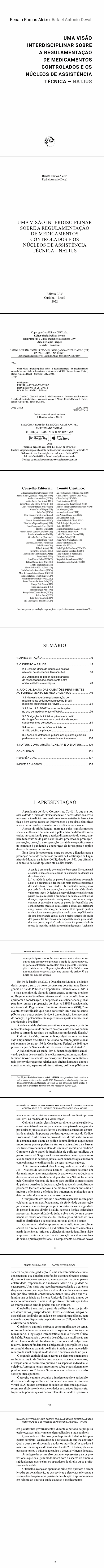 UMA VISÃO INTERDISCIPLINAR SOBRE A REGULAMENTAÇÃO DE MEDICAMENTOS CONTROLADOS E OS NÚCLEOS DE ASSISTÊNCIA TÉCNICA – NATJUS