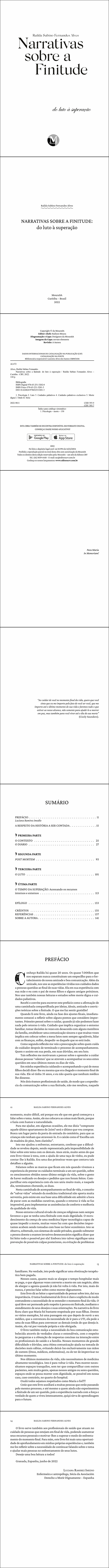 NARRATIVAS SOBRE A FINITUDE:<br> do luto à superação