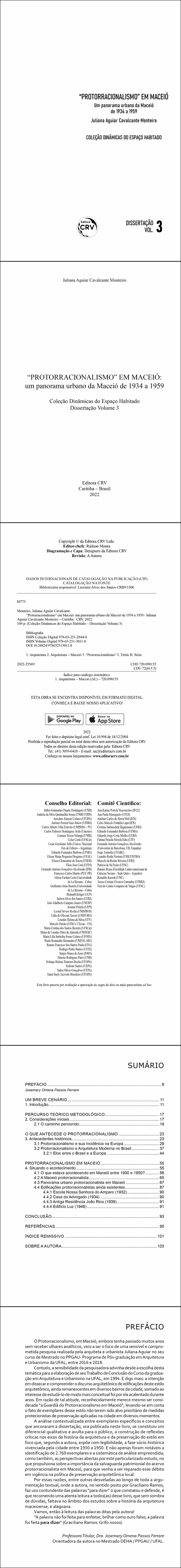 “PROTORRACIONALISMO” EM MACEIÓ: <br>um panorama urbano da Maceió de 1934 a 1959<br> Coleção Dinâmicas do Espaço Habitado <br>Dissertação Volume 3