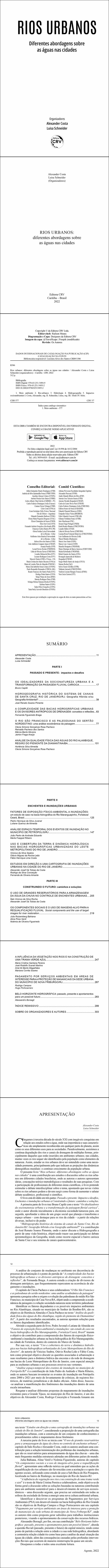 RIOS URBANOS:<br> diferentes abordagens sobre as águas nas cidades