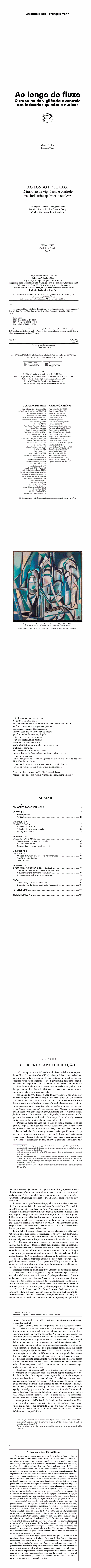 AO LONGO DO FLUXO<br> O trabalho de vigilância e controle nas indústrias química e nuclear