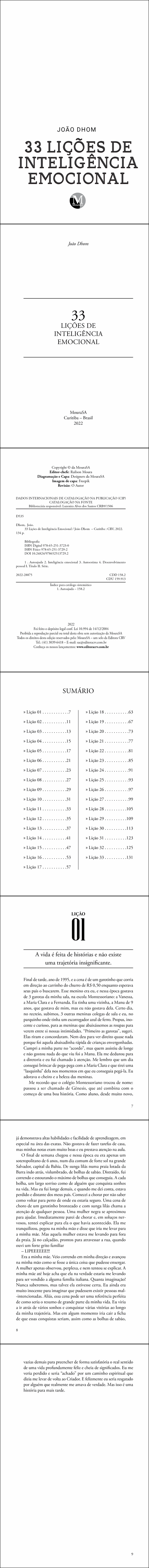 33 LIÇÕES DE INTELIGÊNCIA EMOCIONAL