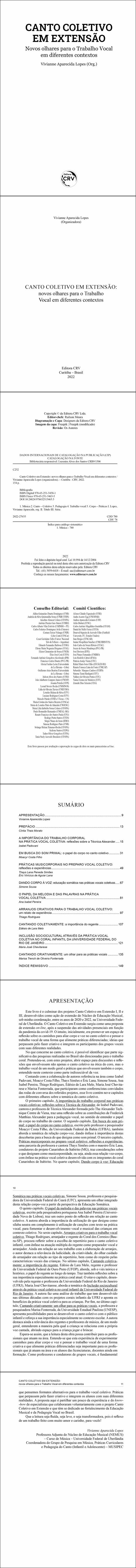 CANTO COLETIVO EM EXTENSÃO<br> novos olhares para o Trabalho Vocal em diferentes contextos