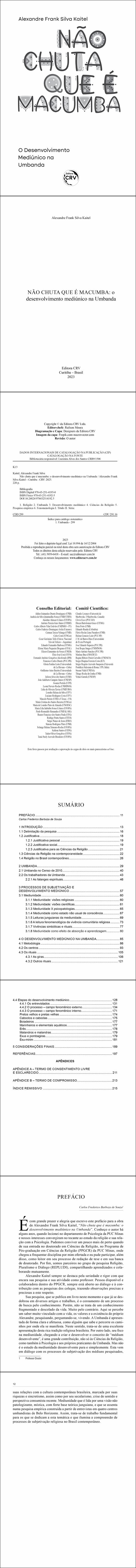 NÃO CHUTA QUE É MACUMBA<br> o desenvolvimento mediúnico na Umbanda