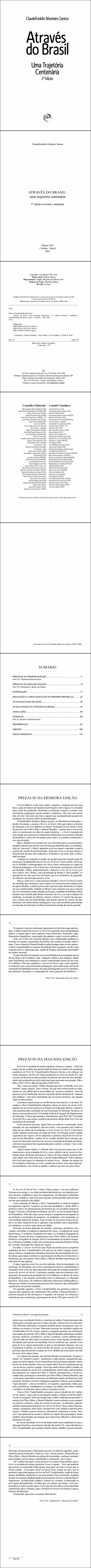 ATRAVÉS DO BRASIL <BR> Uma trajetória centenária <BR> 2ª edição revisada e ampliada