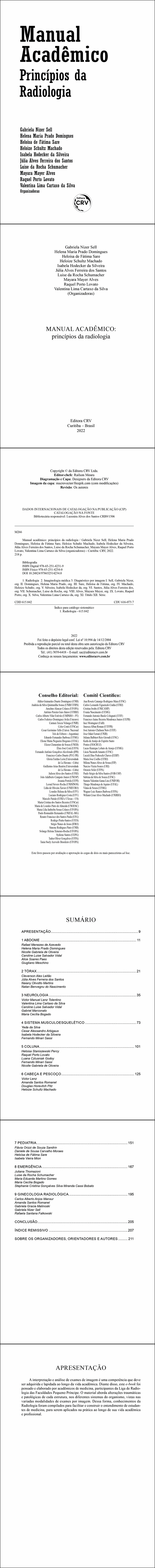 MANUAL ACADÊMICO<br> princípios da radiologia