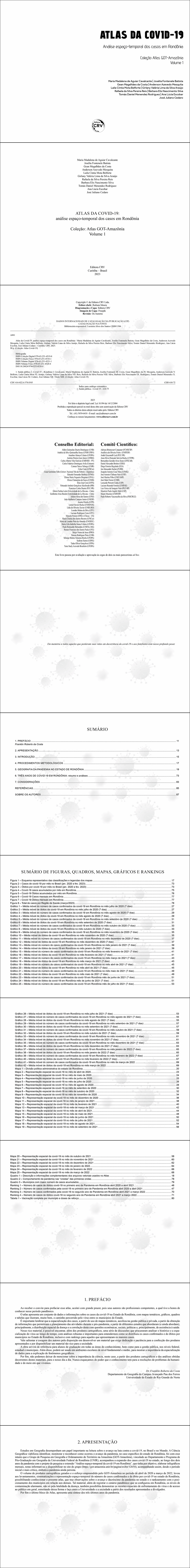 ATLAS DA COVID-19 <br> análise espaço-temporal dos casos em Rondônia