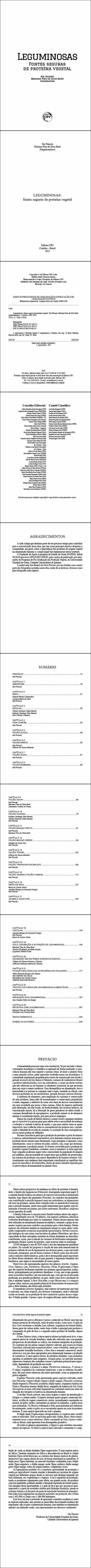 LEGUMINOSAS<br>fontes seguras de proteína vegetal